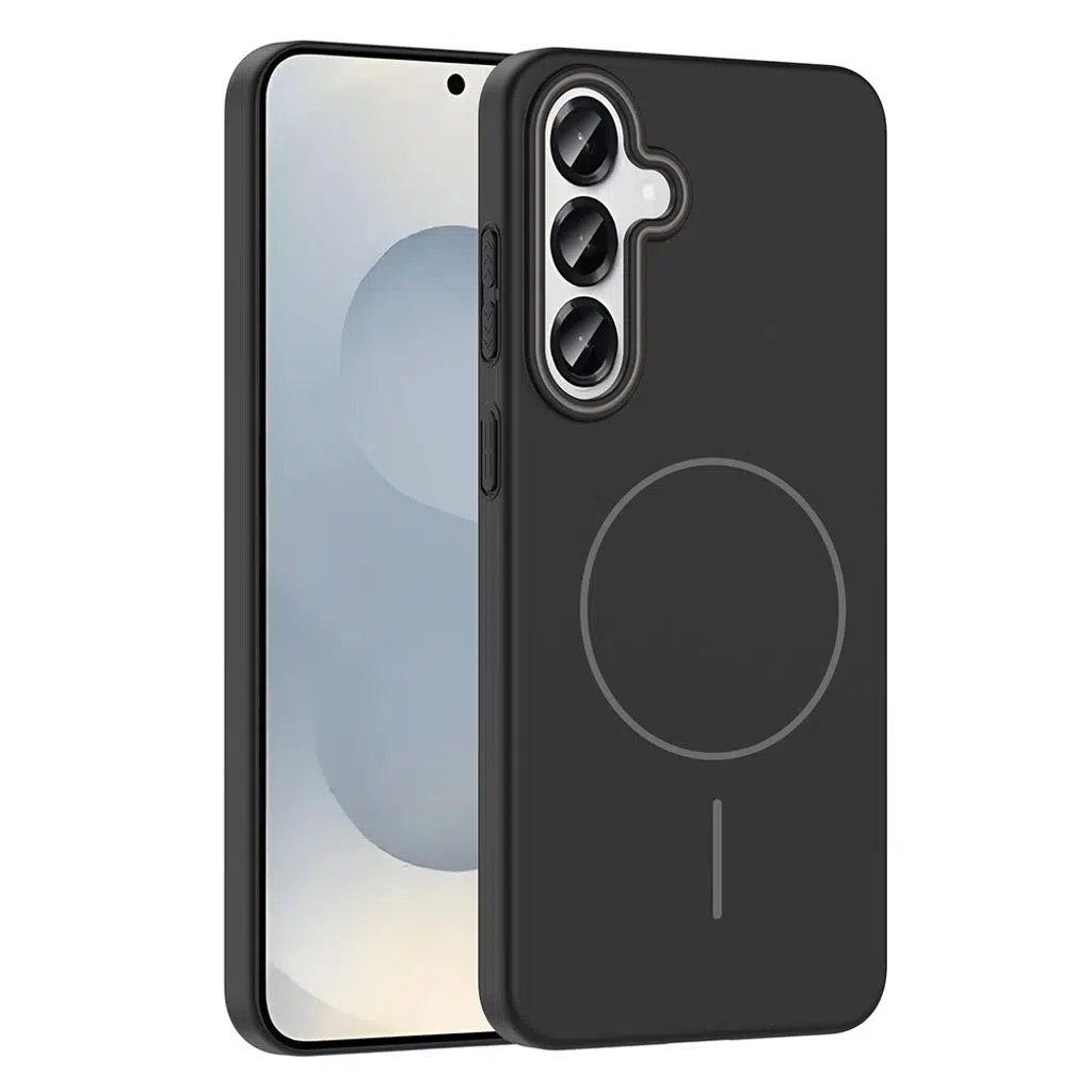 Samsung Galaxy S25 Kılıf M-safe Şarj Özellikli Ruby Sert Kapak