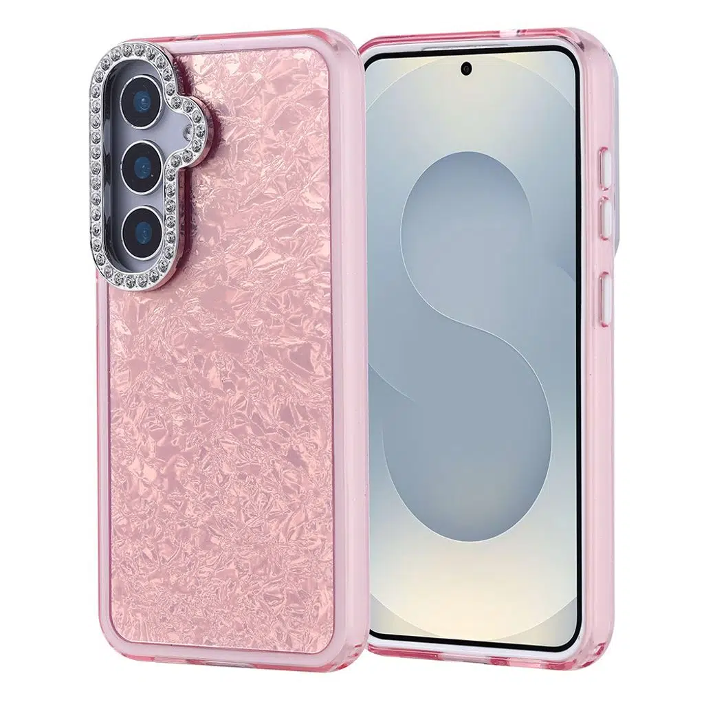 Samsung Galaxy S25 Kılıf Taşlı Tasarımlı Kapi Kapak