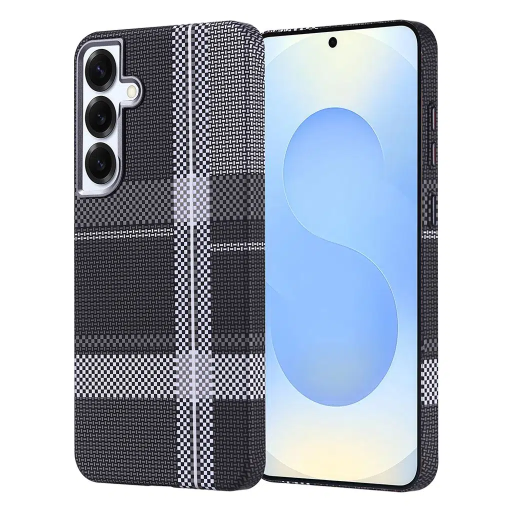 Samsung Galaxy S25 Plus Kılıf M-safe Şarj Özellikli Karbon Fiber Görünümlü Nekst Kapak