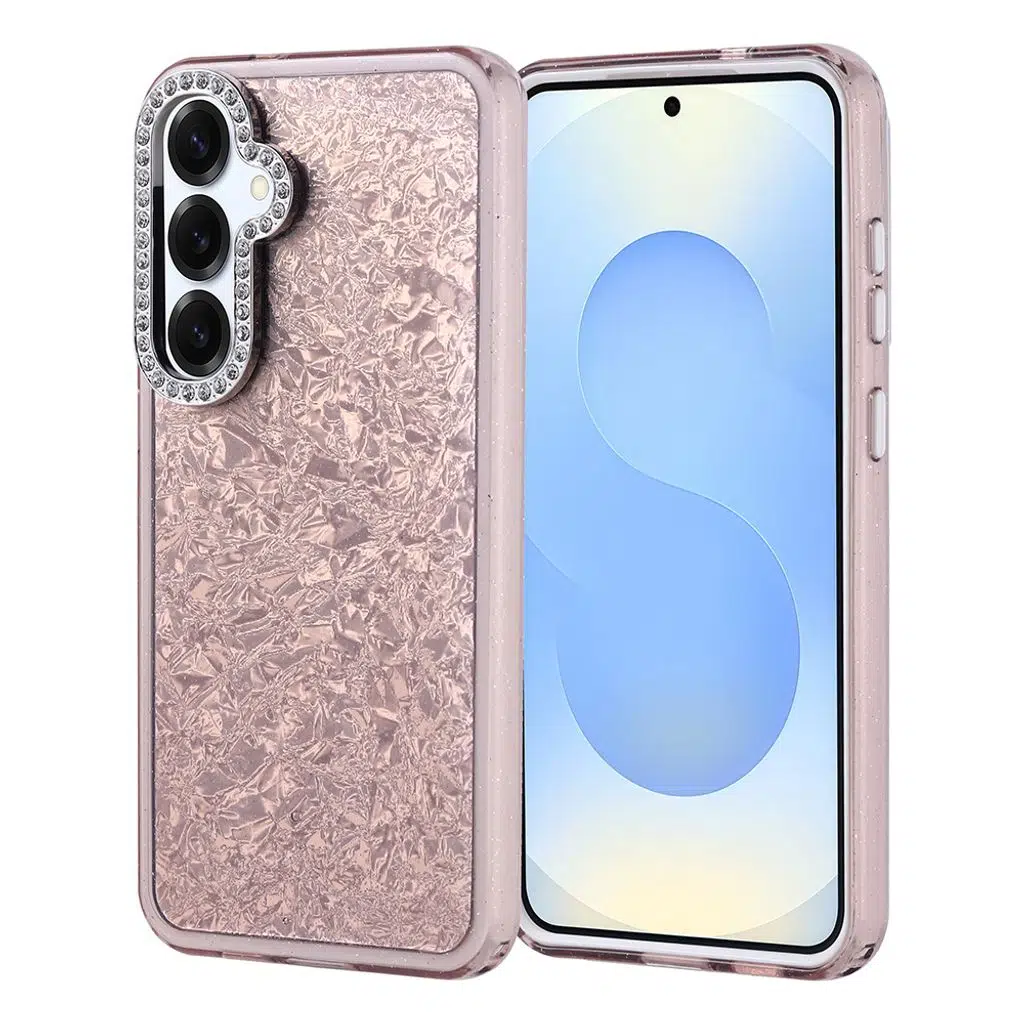 Samsung Galaxy S25 Plus Kılıf Taşlı Tasarımlı Kapi Kapak