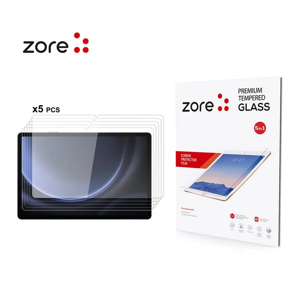 Samsung Galaxy Tab S10 FE 5in1 Tablet Temperli Cam Ekran Koruyucu