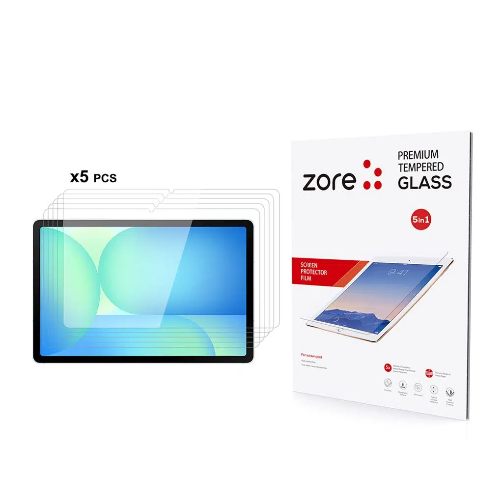Samsung Galaxy Tab S10FE Plus 5in1 Tablet Temperli Cam Ekran Koruyucu