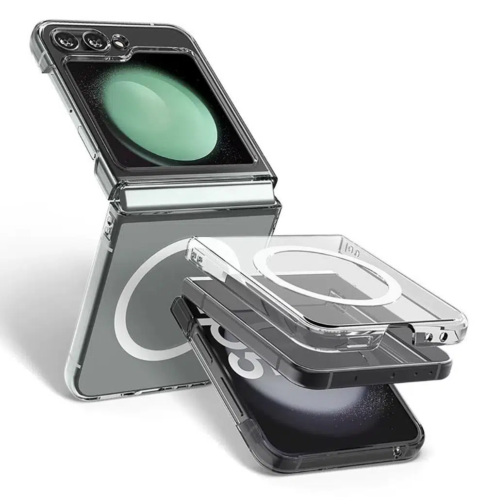 Samsung Galaxy Z Flip 6 Kılıf Kamera Korumalı M-safe Sert PC Porto Kapak