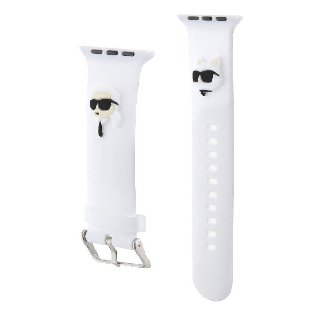 Apple 10-11 42mm İkonik Karl & Choupette Kordon Watch Logotype Kılıf