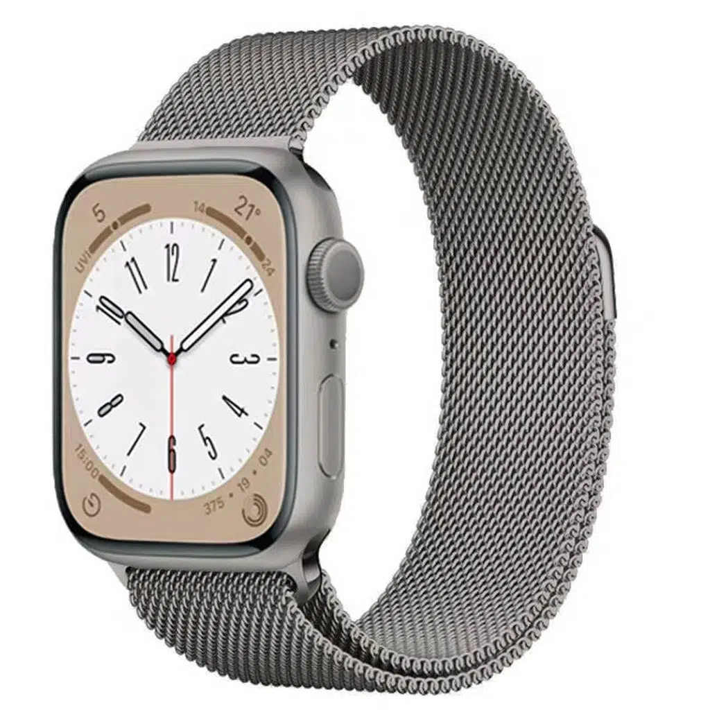 Apple Watch Seri 10-11 (42mm) Kordon 1/2/3/4/5/6/se/7/8/9 (38-40-41mm) KD-98 Metal Kordon