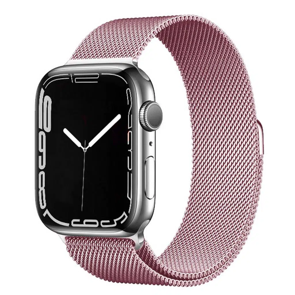 Apple Watch Seri 10-11 (42mm) Kordon 1/2/3/4/5/6/se/7/8/9 (38-40-41mm) Band-01 Metal Kordon