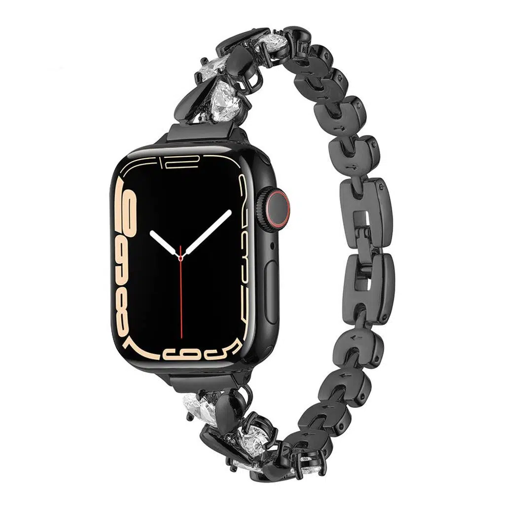 Apple Watch Seri 10-11 (46mm) Kordon 2/3/4/5/6/se/7/8/9 (44-45-49mm) KD-103 Metal Kordon