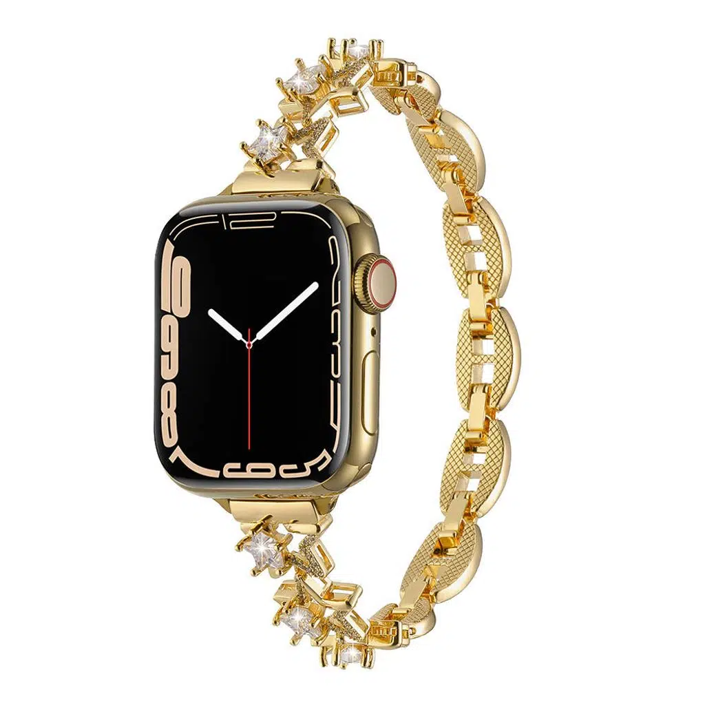 Apple Watch Seri 10-11 (46mm) Kordon 2/3/4/5/6/se/7/8/9 (44-45-49mm) KD-104 Metal Kordon