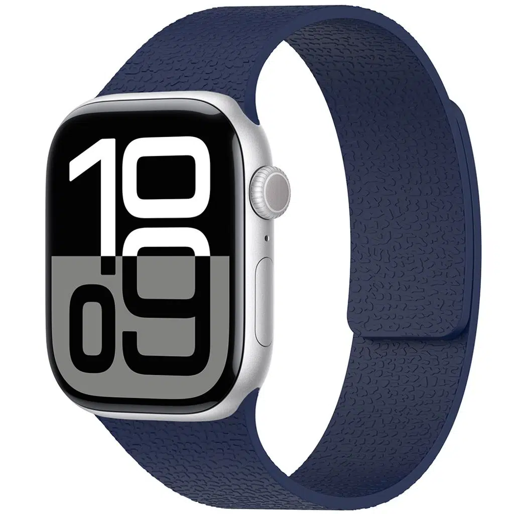 Apple Watch Seri 10-11 (46mm) Kordon 2/3/4/5/6/se/7/8/9 (44-45-49mm) KD-136 Kabartma Desenli Silikon Kordon