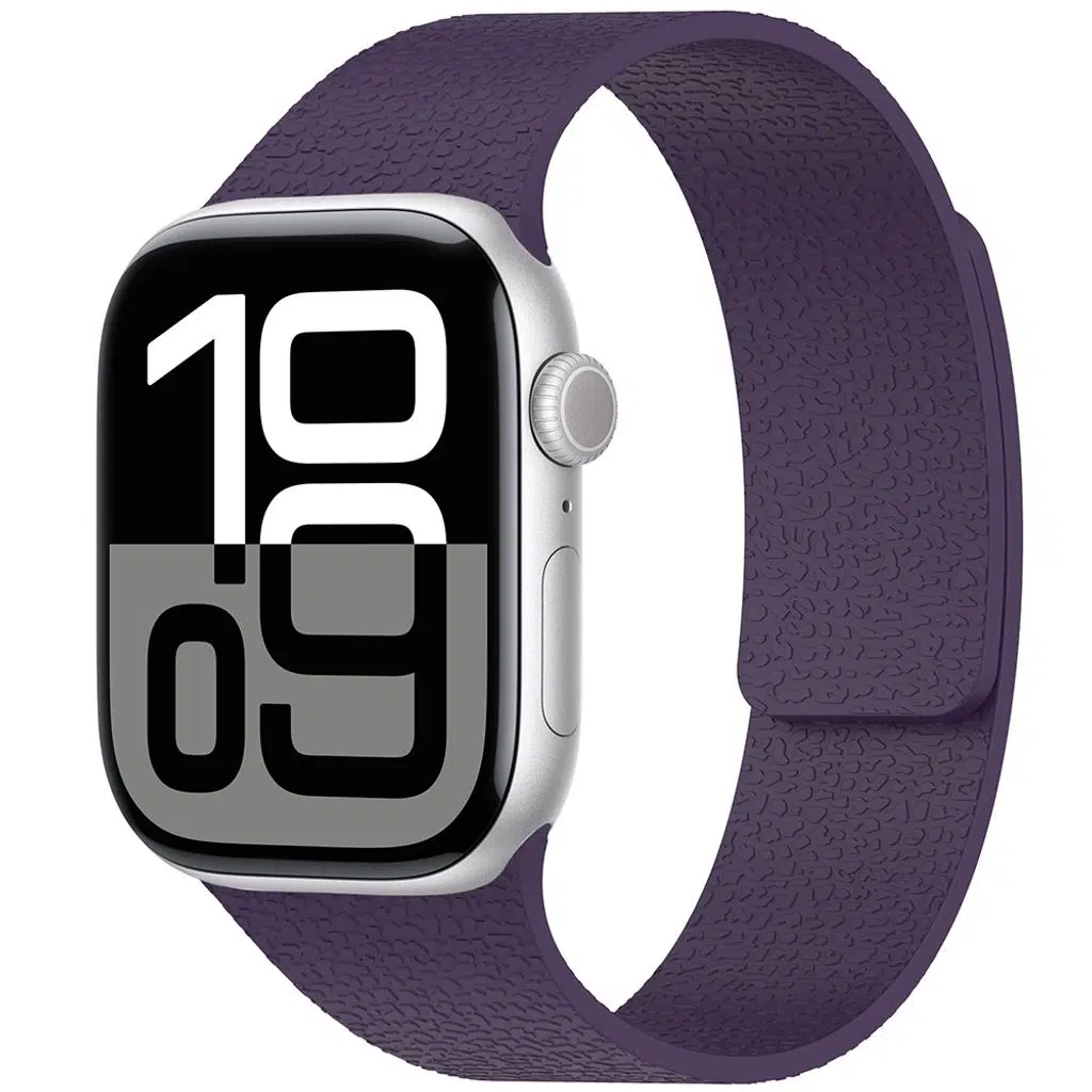 Apple Watch Seri 10-11 (46mm) Kordon 2/3/4/5/6/se/7/8/9 (44-45-49mm) KD-136 Kabartma Desenli Silikon Kordon