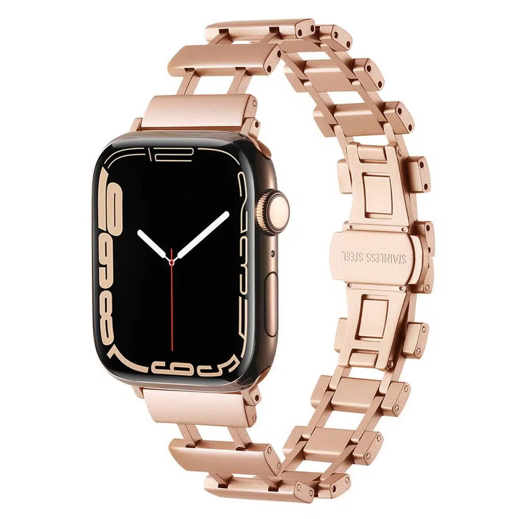 Apple Watch Seri 10-11 (46mm) Kordon 2/3/4/5/6/se/7/8/9 (44-45-49mm) KD-96 Metal Kordon