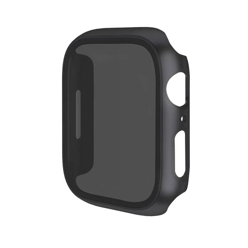 Apple Watch 44mm Sert PC Kasa ve Privacy Hayalet Ekran Koruyucu Apple Watch Gard 32