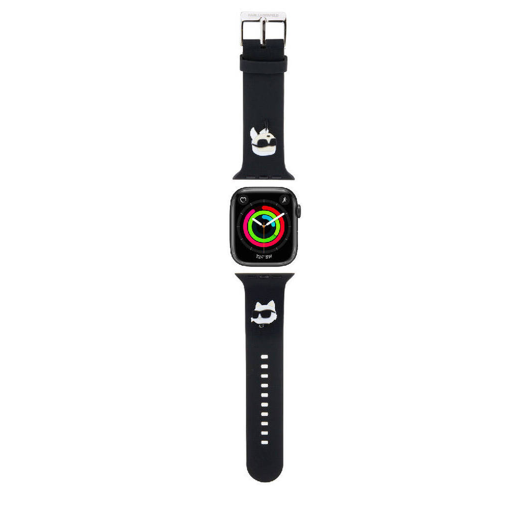 Apple 41mm İkonik Karl & Choupette Kordon Watch Logotype Kılıf