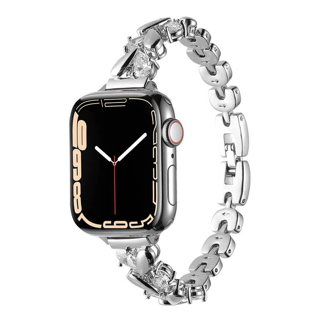 Apple Watch Seri 10-11 (42mm) Kordon 1/2/3/4/5/6/se/7/8/9 (38-40-41mm) KD-103 Metal Kordon