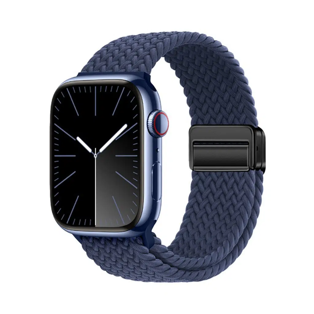 Apple Watch Seri 10-11 (42mm) Kordon 1/2/3/4/5/6/se/7/8/9 (38-40-41mm) KD-134 Örgü Tasarımlı Hasır Kordon Strap Kayış