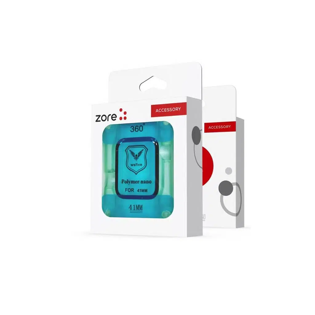 Apple Watch 7 41mm Polymer Nano Ekran Koruyucu + Kolay Uygulama Aparatlı