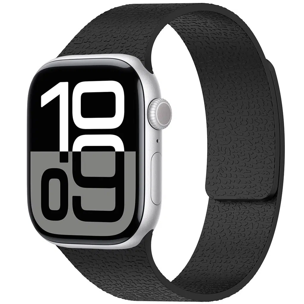 Apple Watch Seri 10-11 (46mm) Kordon 2/3/4/5/6/se/7/8/9 (44-45-49mm) KD-136 Kabartma Desenli Silikon Kordon