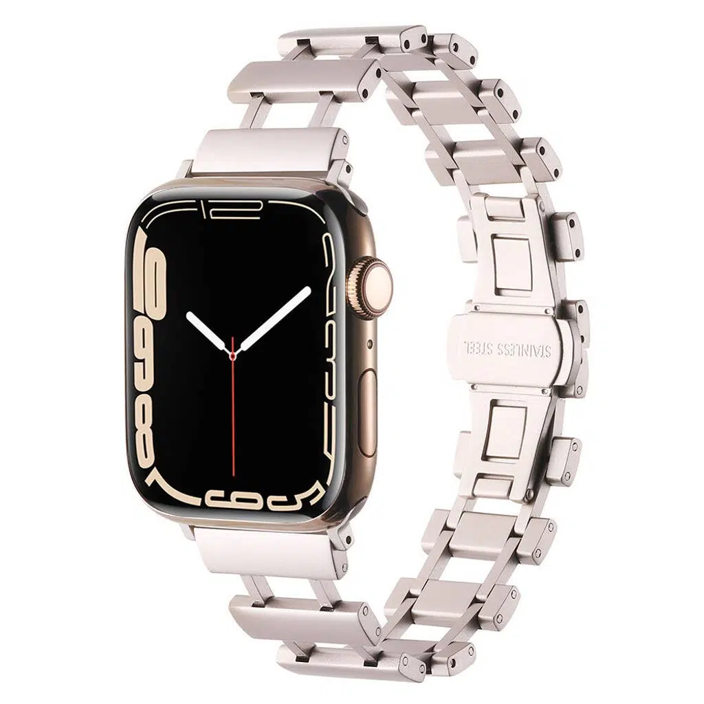 Apple Watch Seri 10-11 (46mm) Kordon 2/3/4/5/6/se/7/8/9 (44-45-49mm) KD-96 Metal Kordon