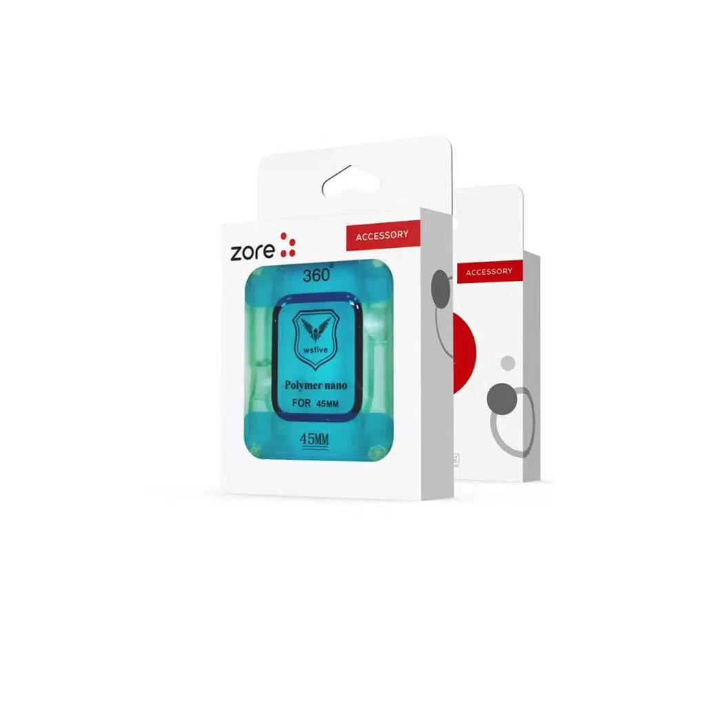 Apple Watch 7 45mm Polymer Nano Ekran Koruyucu + Kolay Uygulama Aparatlı