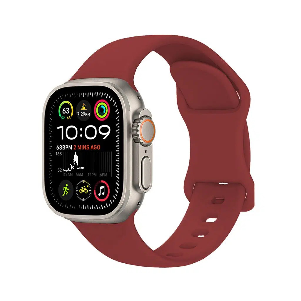 Apple Watch Ultra Kordon Seri 1/2/3/4/5 49mm KD-131 Silikon Kordon Strap Kayış