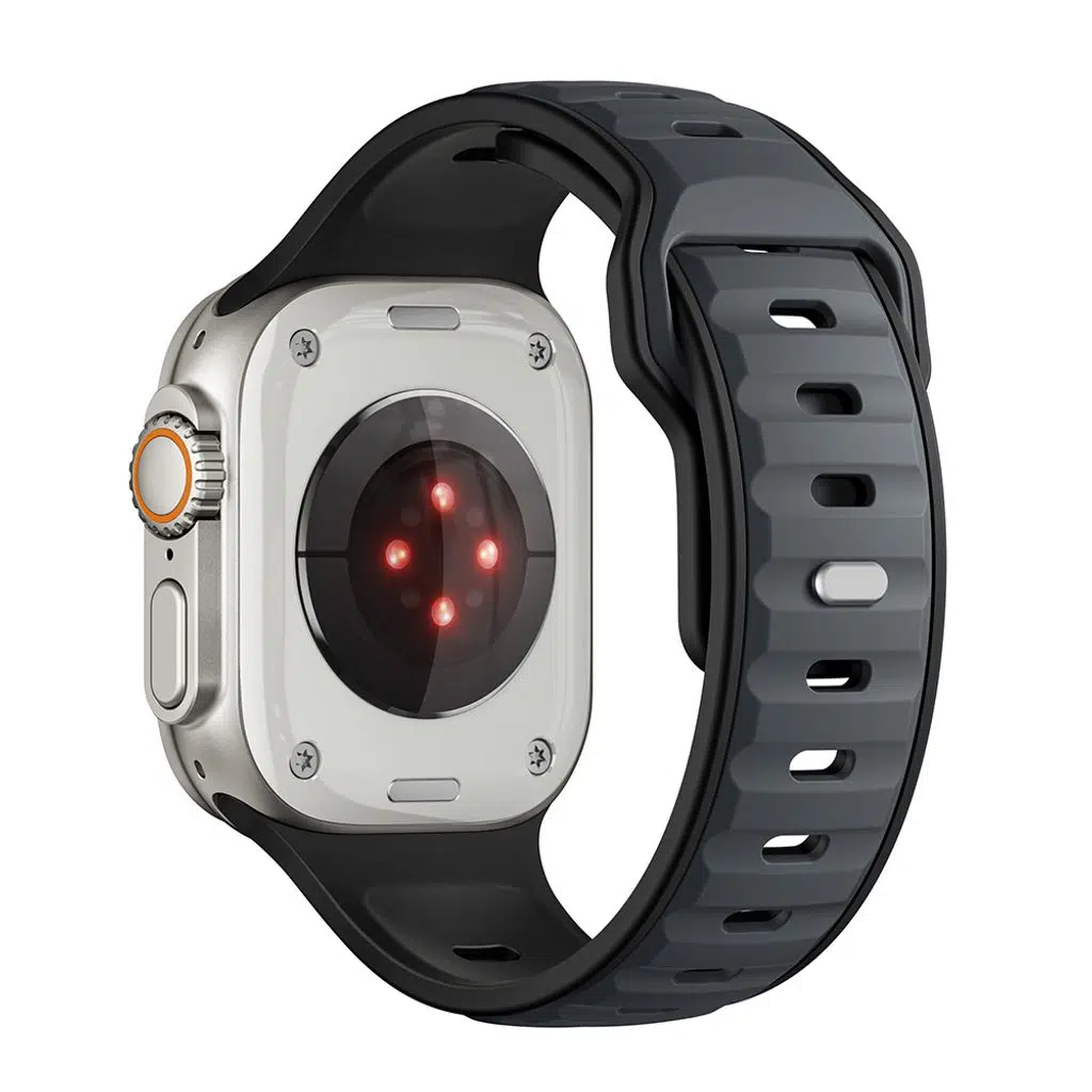 Apple Watch Ultra Kordon Seri 1/2/3/4/5 49mm KD-135 Silikon Kordon Strap Kayış