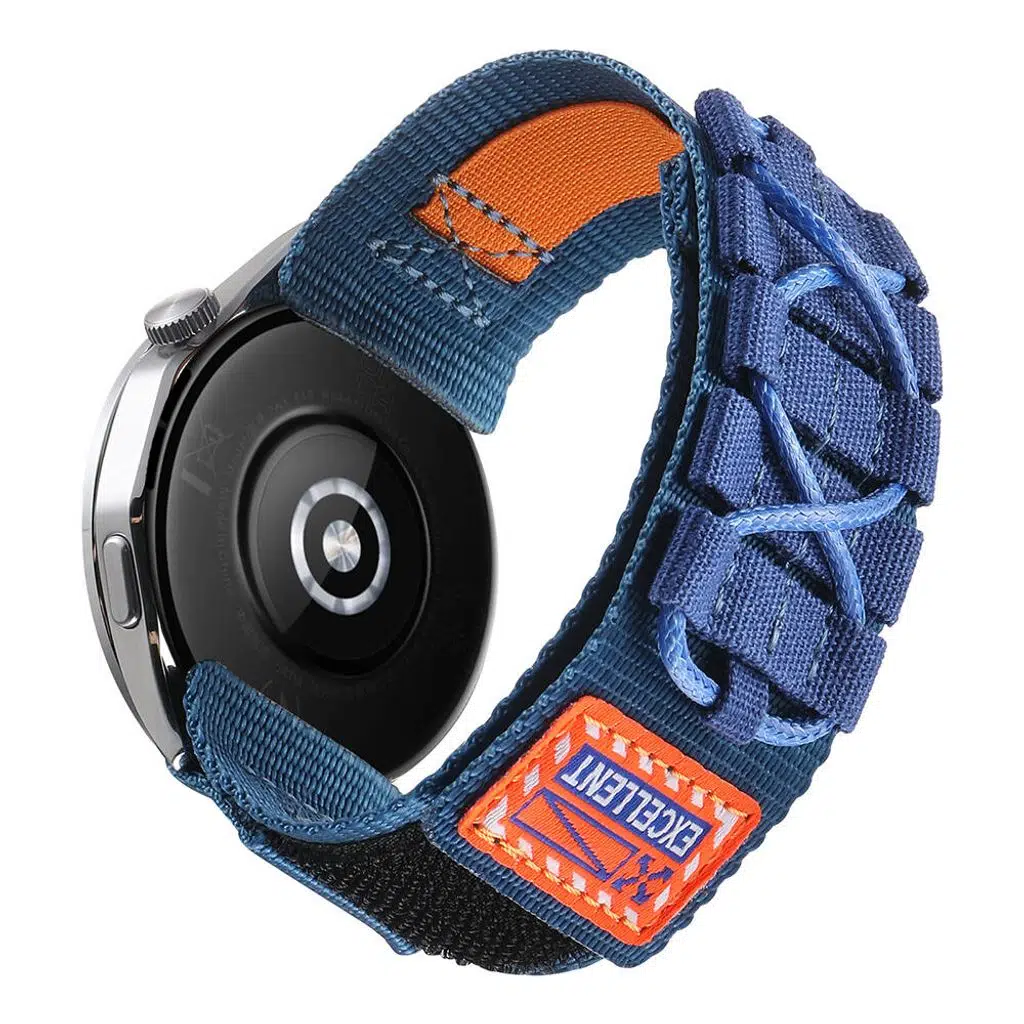 Xiaomi Amazfit Pace KD-112 22mm Orbital Örgülü Halat Tasarımlı Naylon Kumaş Hasır Kordon