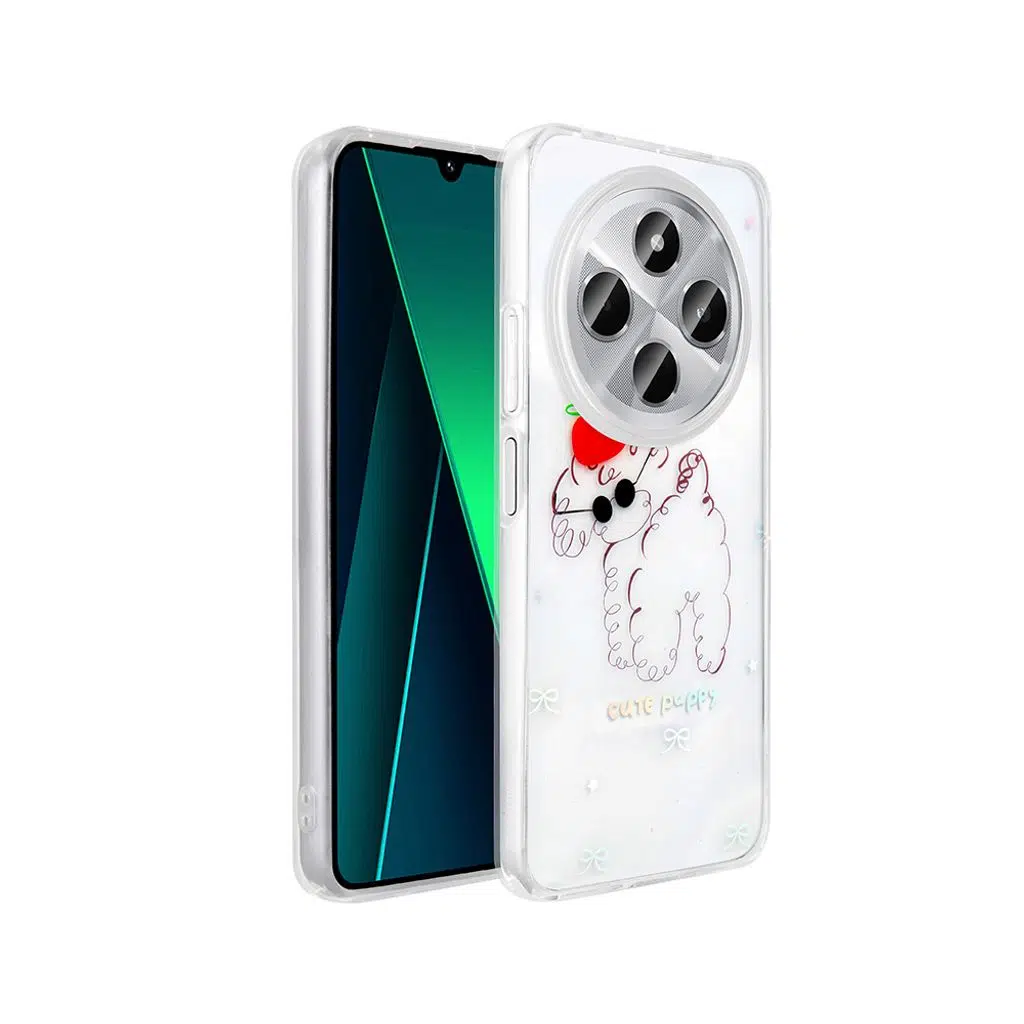 Xiaomi Redmi 14C 4G Kılıf Şeffaf Figürlü Folk Sert Kapak