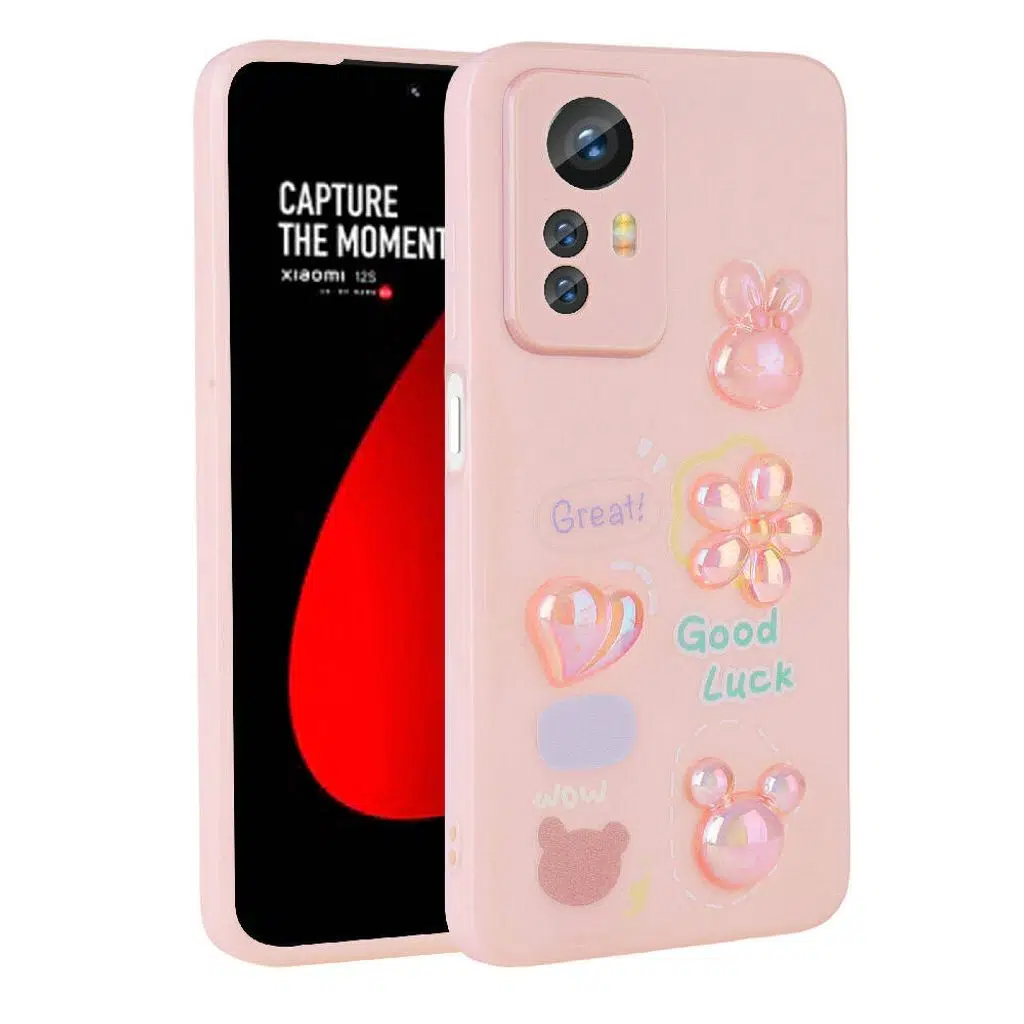 Xiaomi Redmi Note 12S Kılıf Kabartma Figürlü Parlak Toys Silikon Kapak