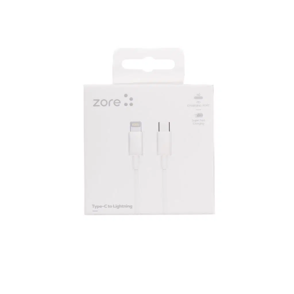 ZR-42 Type-C to Lightning PD Hızlı Şarj Özellikli Data ve Şarj Kablosu 1M