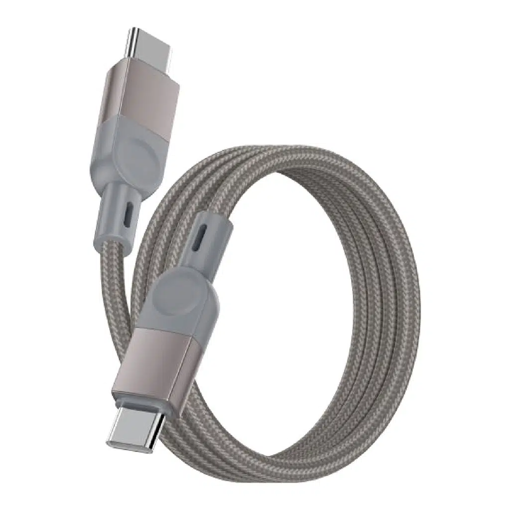 ZR-44 Type-C to Type-C PD 100W Örgü Tasarımlı Hızlı Şarj Özellikli Data ve Şarj Kablosu 1M